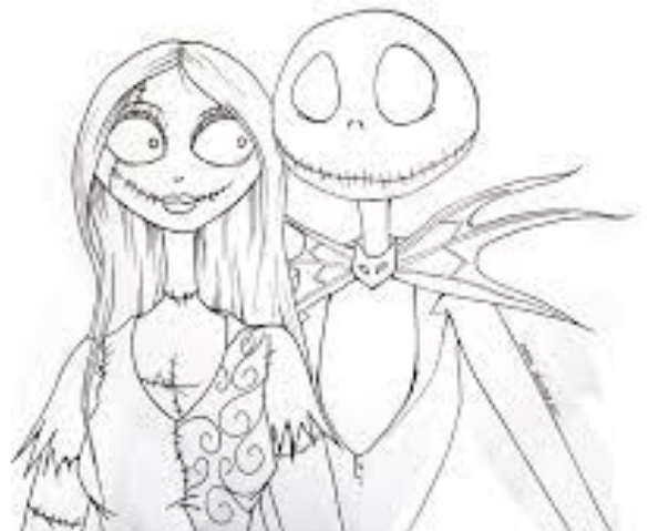 How to draw Jack Skellington from the nightmare before Christmas