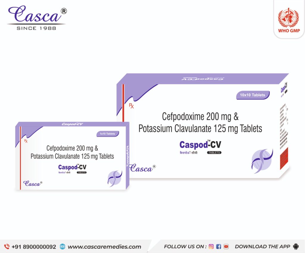 Cefpodoxime Proxetil and Potassium Clavulanate Tablets 