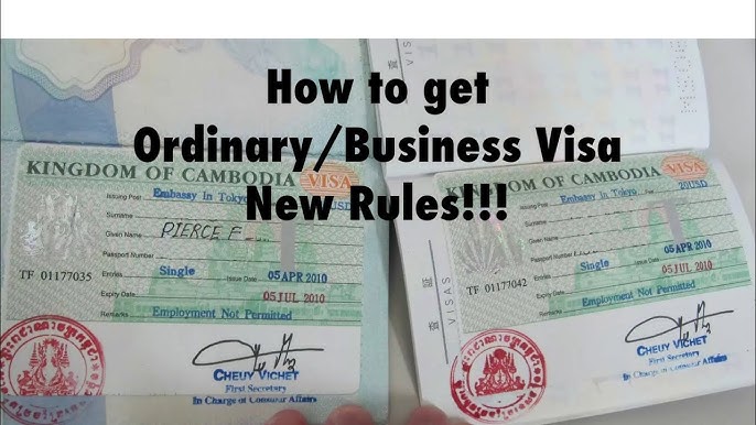 Cambodia Business Visa